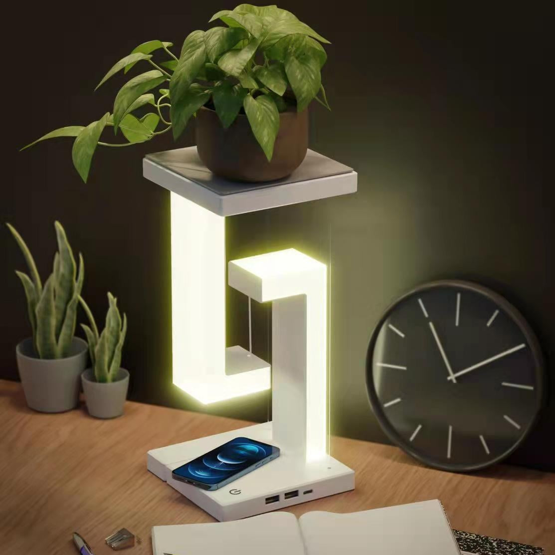 Brandneue kreative Smartphone drahtlose lade Suspension Tisch Lampe Balance Lampe  Schlafzimmer