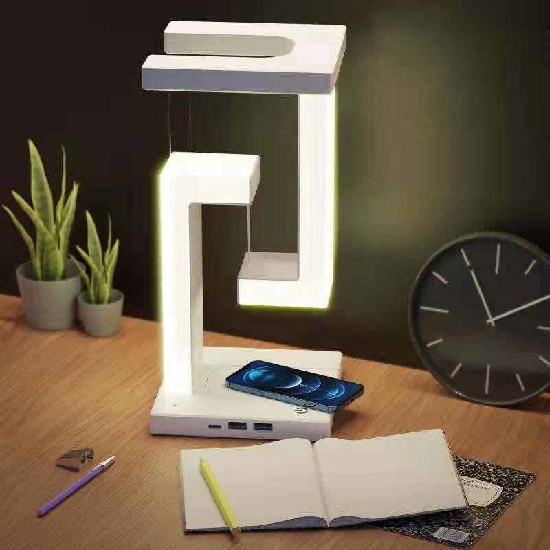 Brandneue kreative Smartphone drahtlose lade Suspension Tisch Lampe Balance Lampe  Schlafzimmer